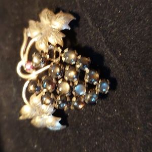 Tiger Eye Sapphire Brooch